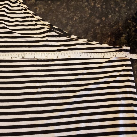 Club Monaco one shoulder tank top size md - Picture 2 of 6